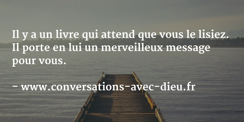 Il y a un livre qui attend que vous le lisiez.