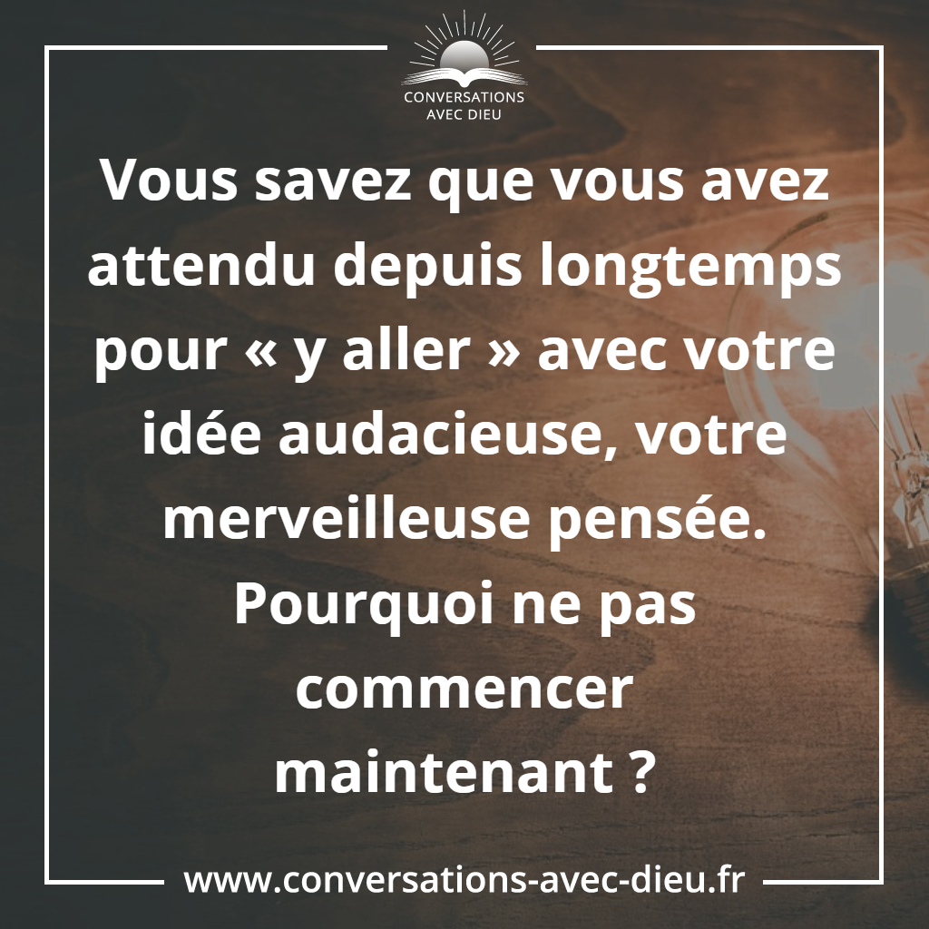 Le début de la journée peut être le début d’une toute nouvelle vie.