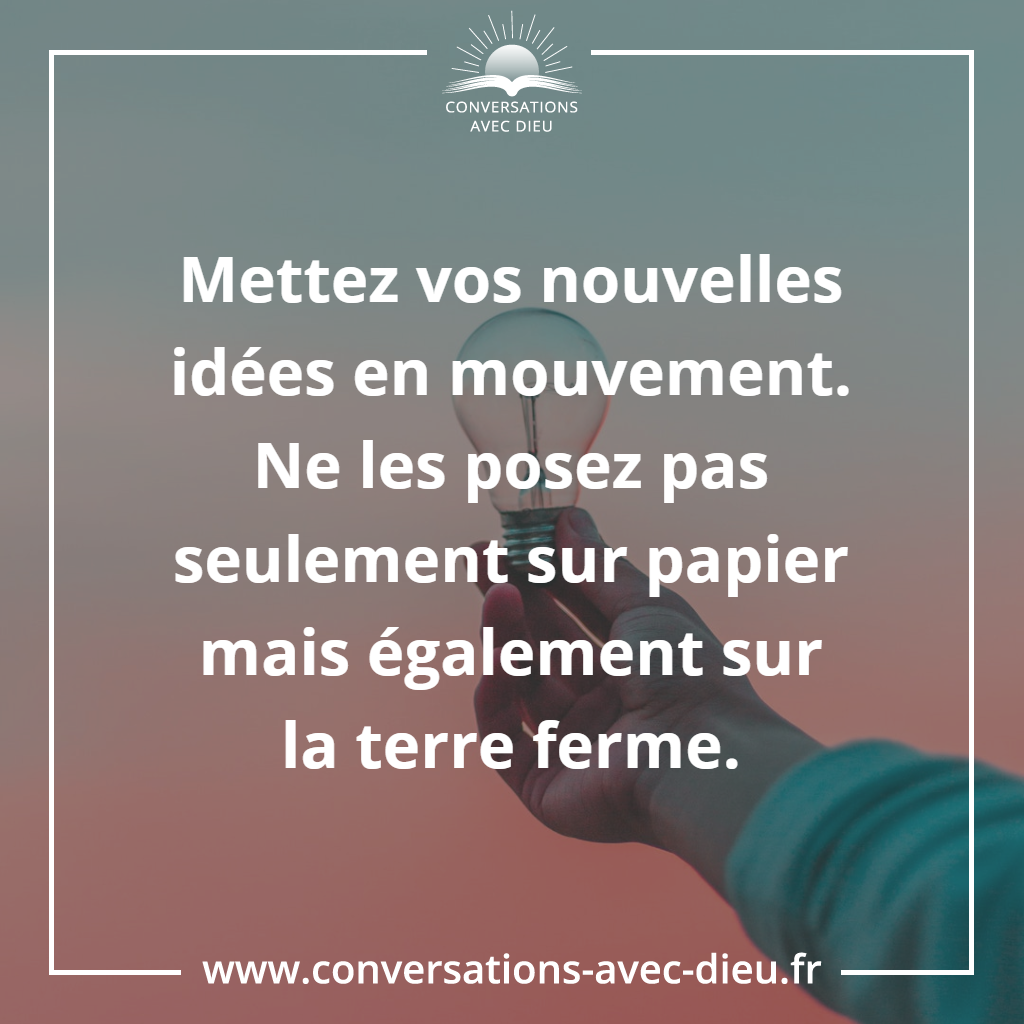 L’innovation c’est faire de nouvelles choses …