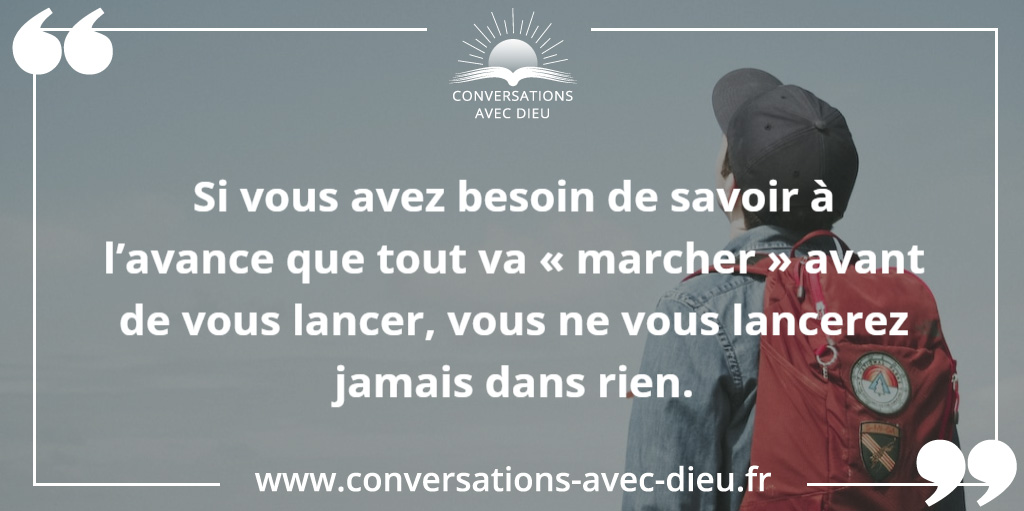 Il n’y a aucune garantie dans la vie