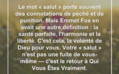 Soyez sûr de comprendre d’abord ce que signifie le mot « salut » salut-sante-harmonie-liberte